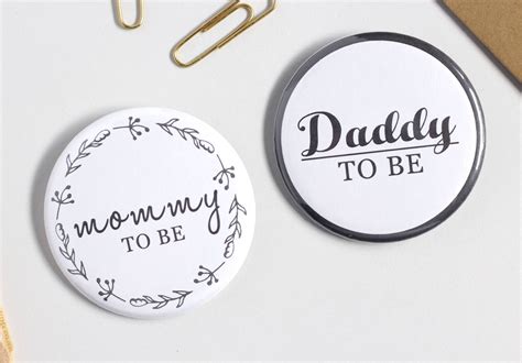 mommy to be and daddy to be pins